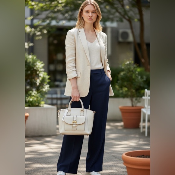 Dooney & Bourke Florentine Leather Naomi Satchel - Picture 2 of 12